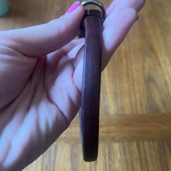 Rolled leather dog collar - Picture 3 of 3